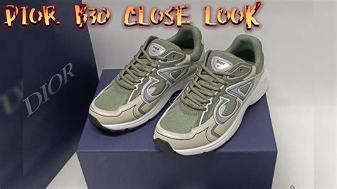 army green dior sneakers|Dior b30 sneakers for men.